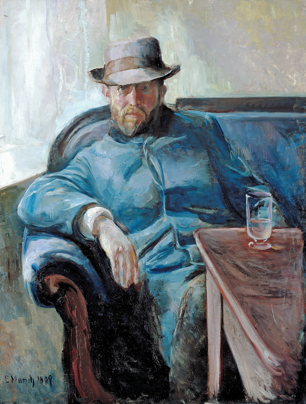 Writer Hans Jaeger in Detail Edvard Munch